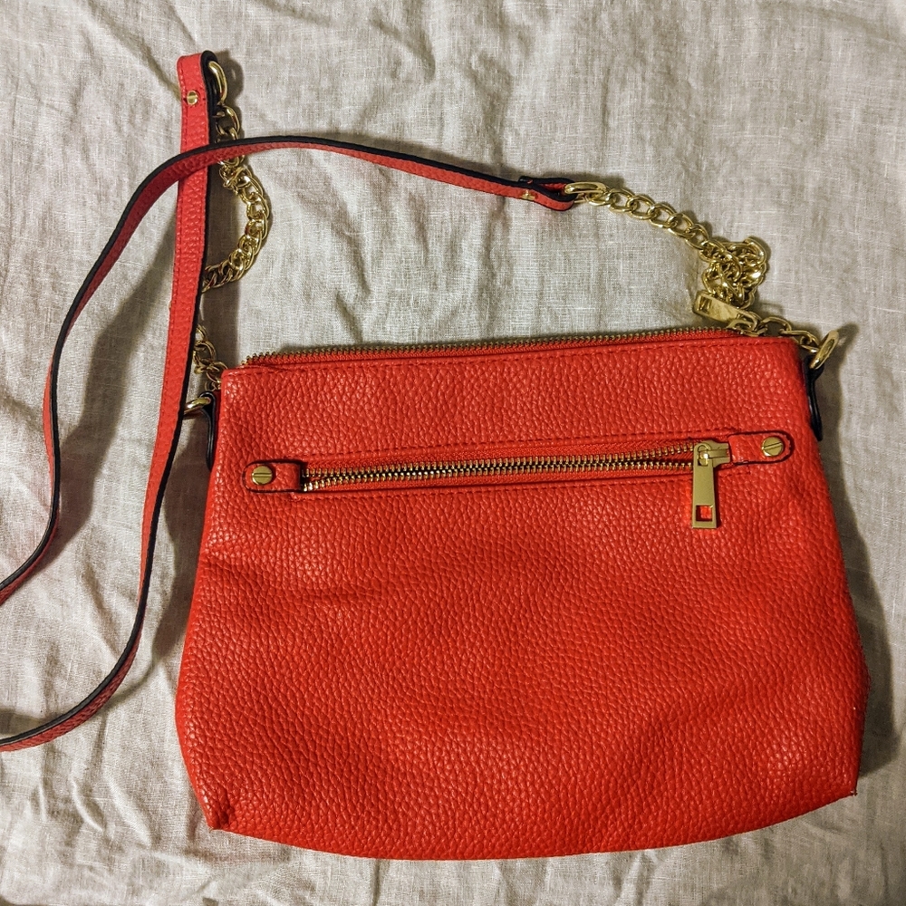 Faux leather purse